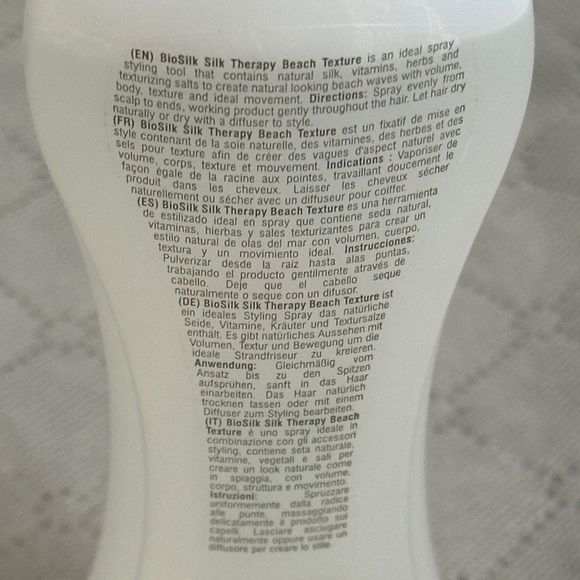 Biosilk Silk Therapy Beach Texture Spray Sea Salt Texture Spray NWT - Picture 8 of 13